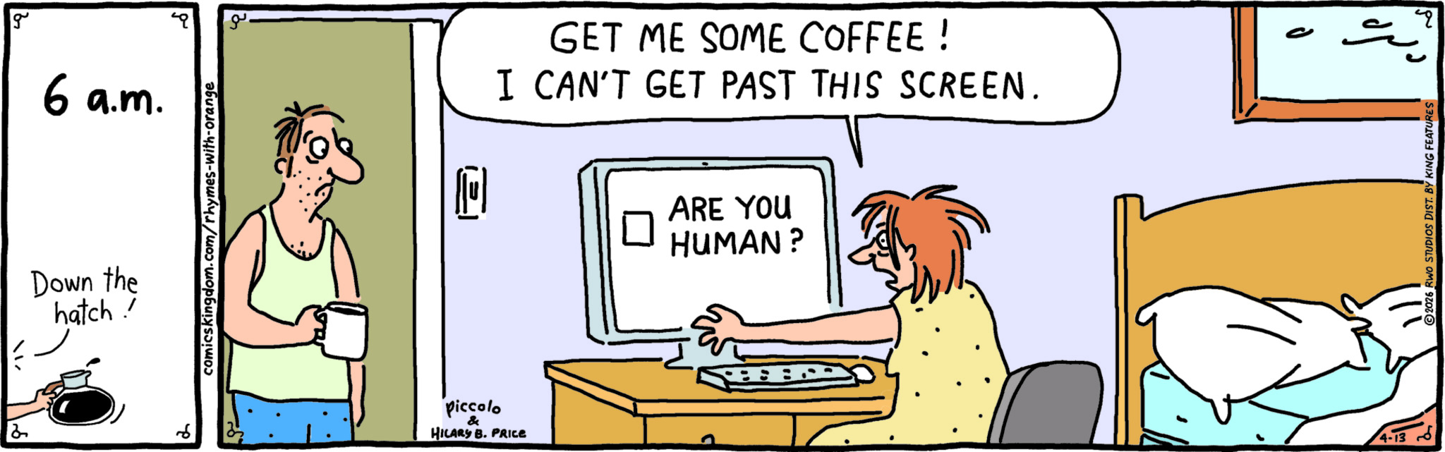 Today's Rhymes with Orange is missing.